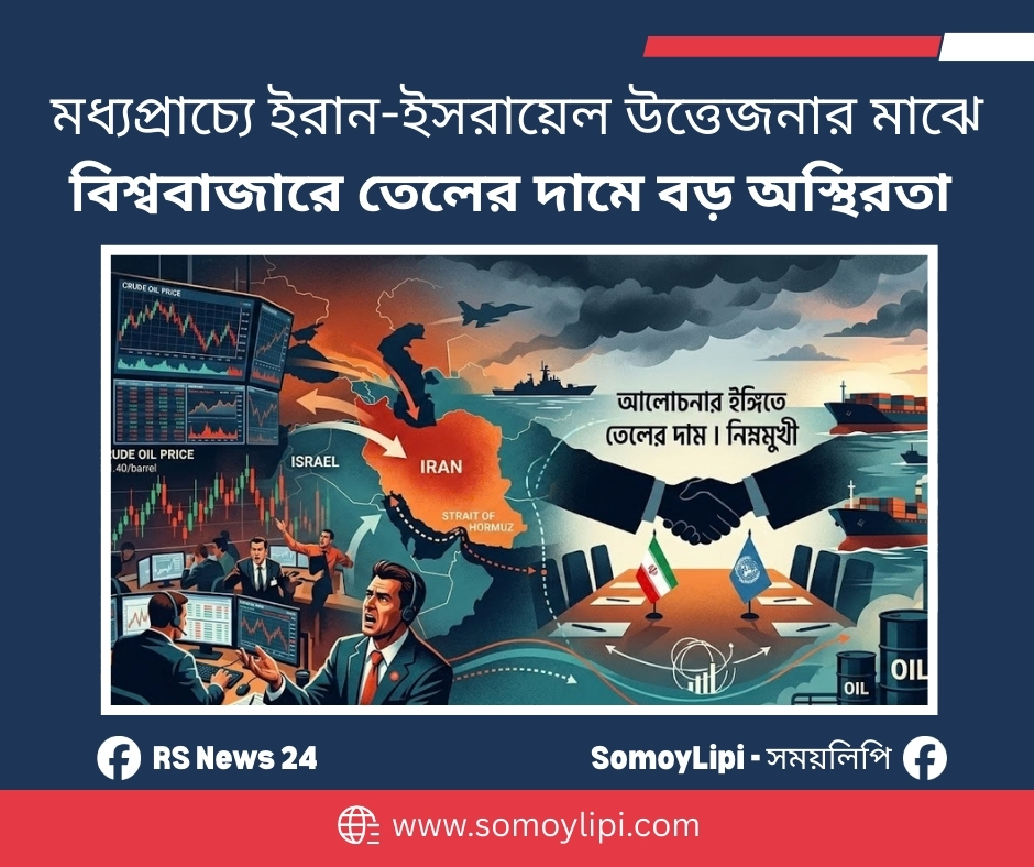 মধ্যপ্রাচ্যে ইরান-ইসরায়েল উত্তেজনার মাঝে বিশ্ববাজারে তেলের দামে বড় অস্থিরতা। (2)